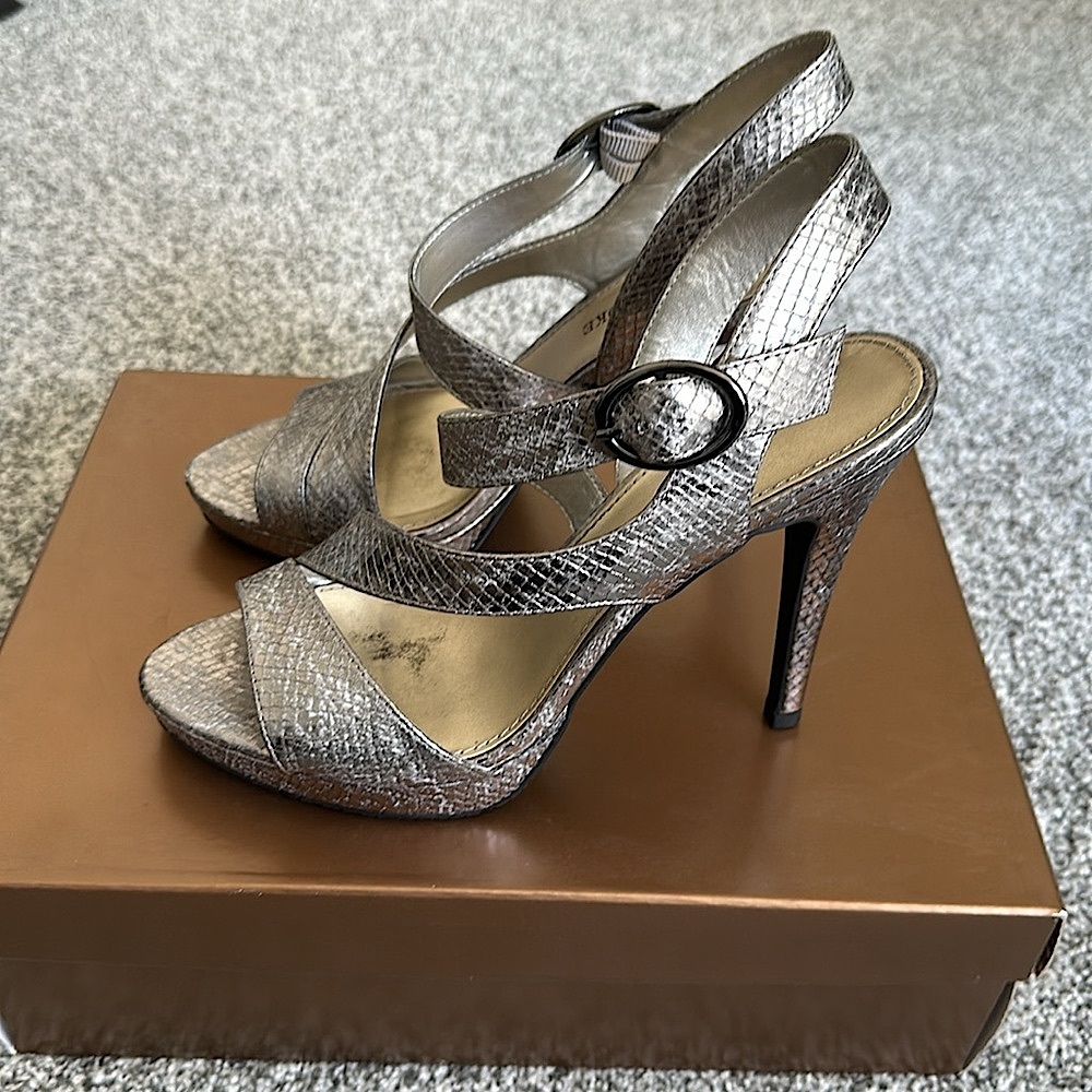 Pewter Sandals